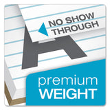 Docket Gold Ruled Perforated Pads, Wide-legal Rule, 8.5 X 11.75, White, 50 Sheets, 12-pack