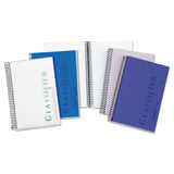 Color Notebooks, 1 Subject, Narrow Rule, Indigo Blue Cover, 8.5 X 5.5, 100 Sheets
