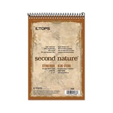 Second Nature Recycled Notebooks, Gregg Rule, 6 X 9, White, 80 Sheets