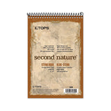Second Nature Recycled Notebooks, Gregg Rule, 6 X 9, White, 70 Sheets