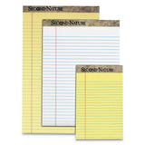 Second Nature Recycled Ruled Pads, Narrow Rule, 5 X 8, White, 50 Sheets, Dozen