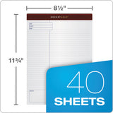 Docket Gold Planning Pad, Project Notes-quadrille Rule, 8.5 X 11.75, 40 Sheets, 4-pack