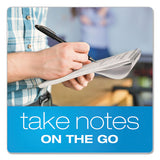 Reporter’s Notebook, Wide-legal Rule, White Cover, 4 X 8, 70 Sheets, 12-pack