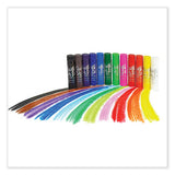 Kwik Stick Tempera Paint, 3.5", Assorted Colors, 12-pack