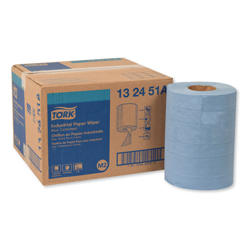 Industrial Paper Wiper, 4-ply, 10 X 15.75, Blue, 190 Wipes-roll, 4 Roll-carton