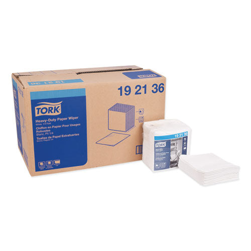 Heavy-duty Paper Wiper 1-4 Fold, 12.5 X 13, White, 56-pack, 16 Packs-carton