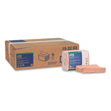 Small Pack Foodservice Cloth, 1-ply, 11.75 X 14.75, Unscented, Red With Red Stripe, 50/poly Pack, 4 Packs/carton