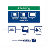 Heavy-duty Cleaning Cloth, 8.46 X 16.13, White, 80-box, 5 Boxes-carton