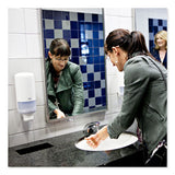 Elevation Liquid Skincare Dispenser, 1 L Bottle; 33 Oz Bottle, 4.4" X 4.5" X 11.5", White