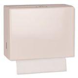 Singlefold Hand Towel Dispenser, 11.75 X 5.75 X 9.25, White