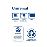 Universal Masterfold Dispenser Napkins, 1-ply, 13" X 12", White, 6000-carton