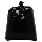 Low-density Can Liners, 45 Gal, 1.60 Mil, 23" X 46", Black, 100-carton