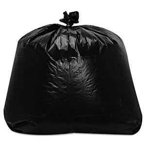 Low-density Can Liners, 56 Gal, 1.6 Mil, 23" X 47", Black, 100-carton