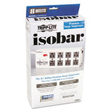 Isobar Surge Protector, 8 Outlets, 12 Ft Cord, 3840 Joules, Metal Housing