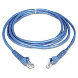 Cat6 Gigabit Snagless Molded Patch Cable, Rj45 (m-m), 14 Ft., Blue