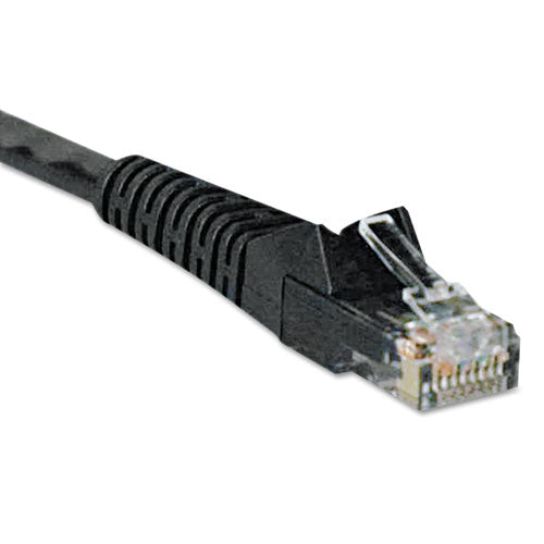 Cat6 Gigabit Snagless Molded Patch Cable, Rj45 (m-m), 25 Ft., Black