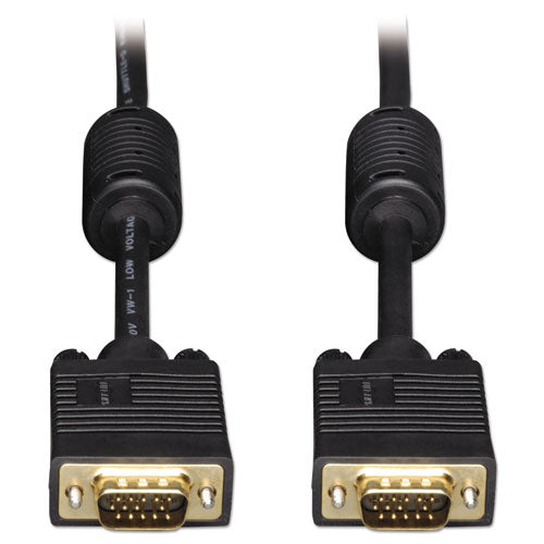 Vga Coaxial High-resolution Monitor Cable With Rgb Coaxial (hd15 M-m), 6 Ft.