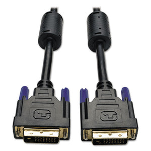 Dvi Dual Link Cable, Digital Tmds Monitor Cable, Dvi-d (m-m), 6 Ft., Black