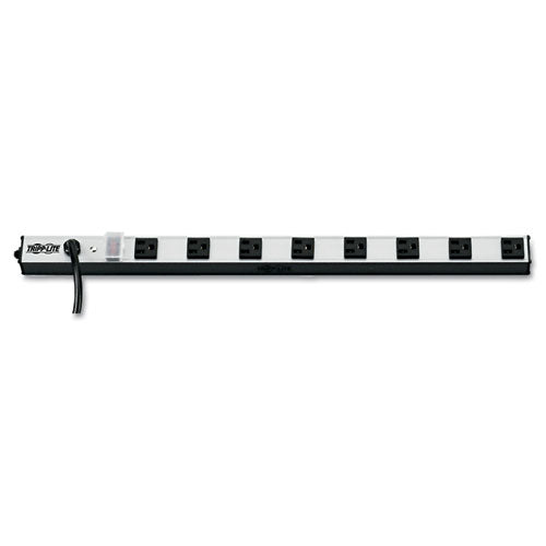 Vertical Power Strip, 8 Outlets, 15 Ft Cord, 24