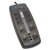 Protect It! Surge Protector, 12 Outlets, 8 Ft Cord, 2880 Joules, Black