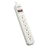 Protect It! Home Computer Surge Protector, 6 Outlets, 2 Ft Cord, 180 Joules