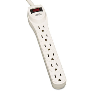 Protect It! Home Computer Surge Protector, 6 Outlets, 2 Ft Cord, 180 Joules