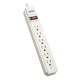 Protect It! Surge Protector, 6 Outlets, 6 Ft Cord, 990 Joules, Black