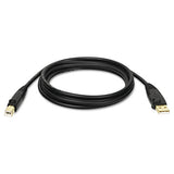 Usb 2.0 A-b Cable (m-m), 15 Ft., Black