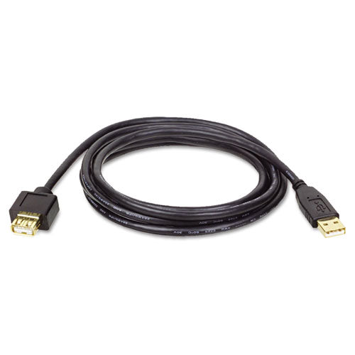 Usb 2.0 A Extension Cable (m-f), 10 Ft., Black