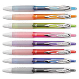 Signo 207 Retractable Gel Pen, Medium 0.7mm, Assorted Ink-barrel, 8-set