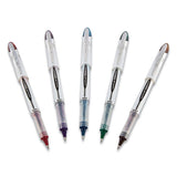 Vision Elite Blx Series Stick Roller Ball Pen, 0.8mm, Assorted Ink-barrel, 5-pack