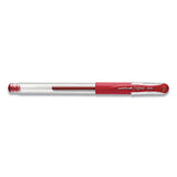 Stick Gel Pen, Micro 0.38mm, Assorted Ink, Clear Barrel, 8-set