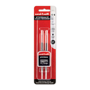 Refill For Jetstream Rt Pens, Bold Point, Black Ink, 2-pack