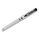 207 Impact Stick Gel Pen, Bold 1mm, Black Ink, Silver-black Barrel