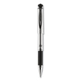 207 Impact Retractable Gel Pen, Bold 1mm, Black Ink, Black Barrel