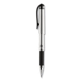 207 Impact Retractable Gel Pen, Bold 1mm, Black Ink, Black Barrel