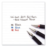 Refill For Gel 207 Impact Rt Roller Ball Pens, Bold Point, Black Ink, 2-pack