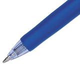 Signo Retractable Gel Pen, 0.7mm, Blue Ink, Blue-metallic Barrel, Dozen