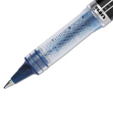 Vision Elite Stick Roller Ball Pen, 0.5mm, Blue-black Ink, Black-blue Barrel