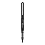Vision Roller Ball Pen, Bold 1 Mm, Black Ink, Black Barrel, Dozen