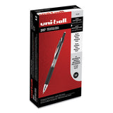 207 Mechanical Pencil With Lead And Eraser Refills, 0.7 Mm, Hb (#2), Black Lead, Assorted Barrel Colors, 3-set