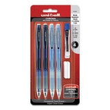 Chroma Mechanical Pencil Woth Leasd And Eraser Refills, 0.7 Mm, Hb (#2), Black Lead, Assorted Barrel Colors, 4-set
