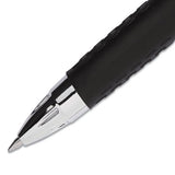 Signo 207 Retractable Gel Pen, 0.7mm, Purple Ink, Smoke-black-purple Barrel, Dozen