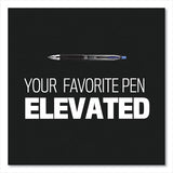 207 Plus+ Gel Pen, Retractable, Medium 0.7 Mm, Black Ink, Black Barrel, 36-pack