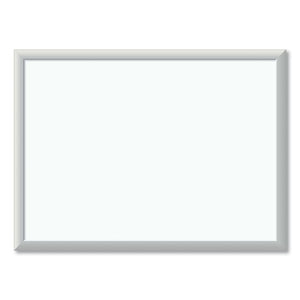 Melamine Dry Erase Board, 24 X 18, White Surface, Silver Frame