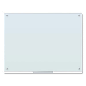 Glass Dry Erase Board, 48 X 36, White Surface
