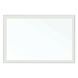 Magnetic Dry Erase Board With Decor Frame, 30 X 20, White Surface And Frame