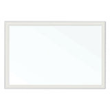 Magnetic Dry Erase Board With Decor Frame, 30 X 20, White Surface And Frame