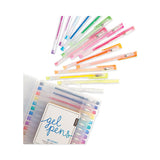 Gel Pen, Stick, Fine, Assorted Sizes, Assorted Ink And Barrel Colors, 30-pack