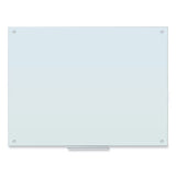 Glass Dry Erase Board, 47 X 35, White Surface
